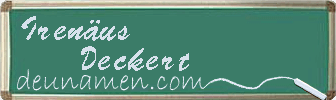 Irenäus Deckert Visitenkarte